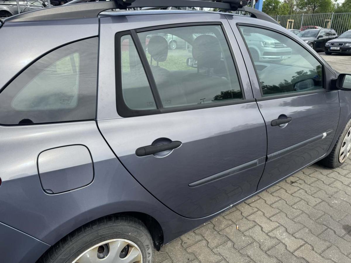 Renault Clio 3 Grandtour original T&uuml;r hinten rechts TEJ47 Bleu gris Kombi Rohbau Bj.2009